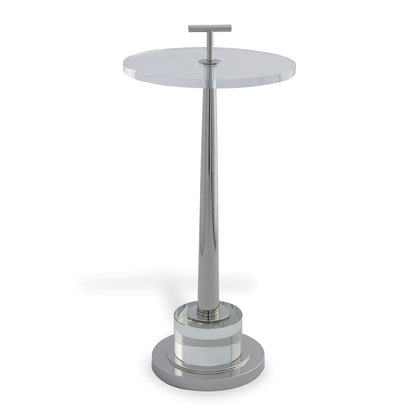 Toronto Nickel/Crystal Accent Table