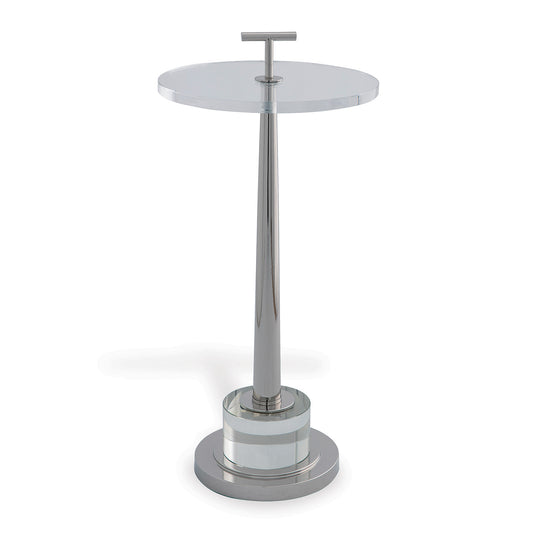 Toronto Nickel/Crystal Accent Table