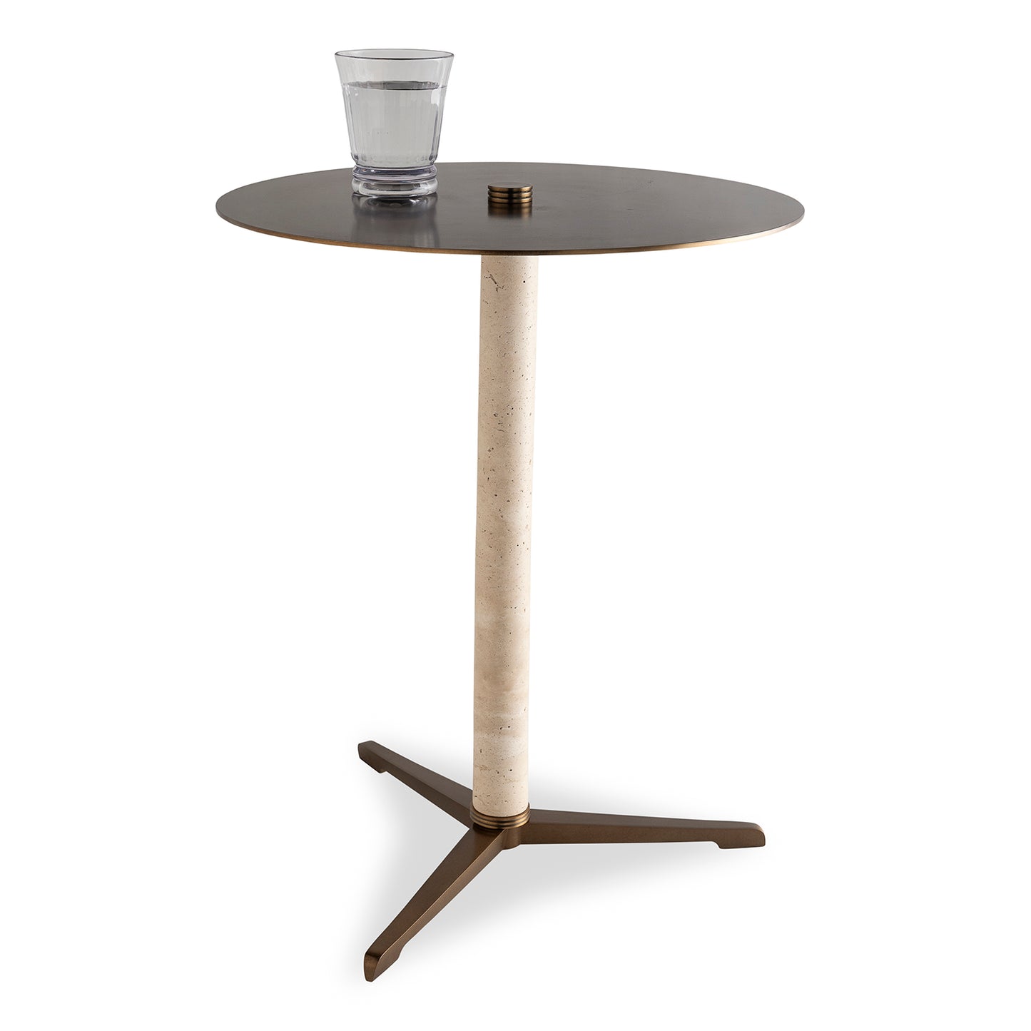 Tivoli Natural / Brass Table