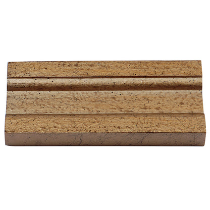 Ava 3 Panel Screen Frame Aged Gold Finish