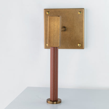 Arnold 3-tier White/aged Brass Shelf 36"W