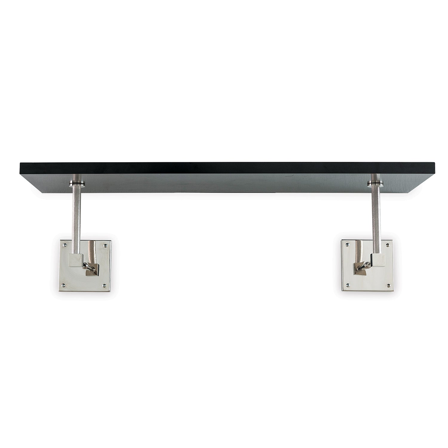Billy Black/nickel Wall Shelf 36"W