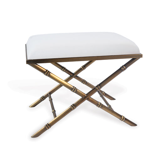 Lauderdale Brass Bench COM