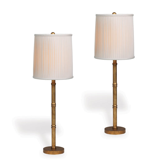 Lauderdale Gold Buffet Lamp 33"H (set of 2)