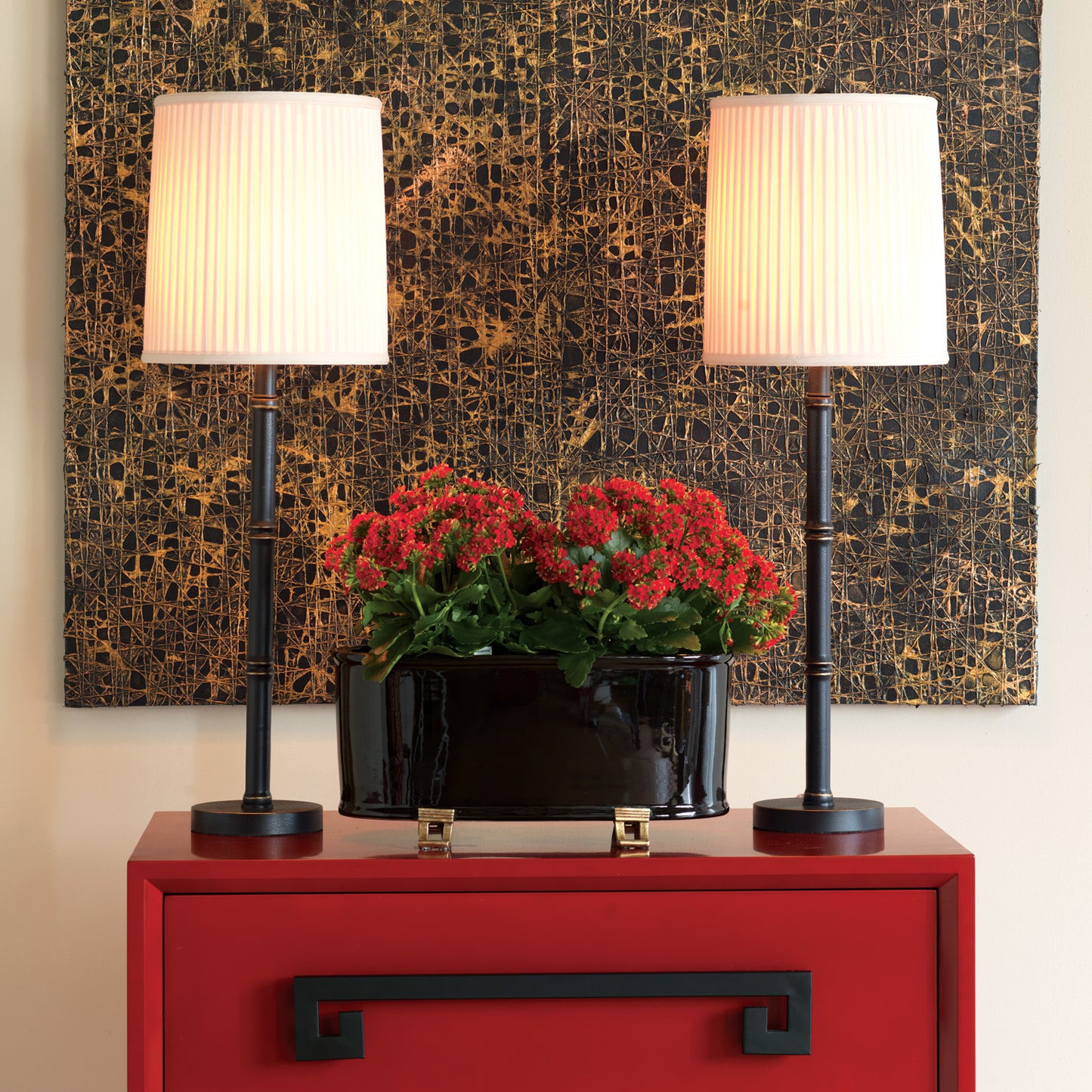 Lauderdale Black Buffet Lamp 33"H (set of 2)