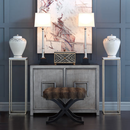 Kensington Nickel Buffet Lamp (set of 2)