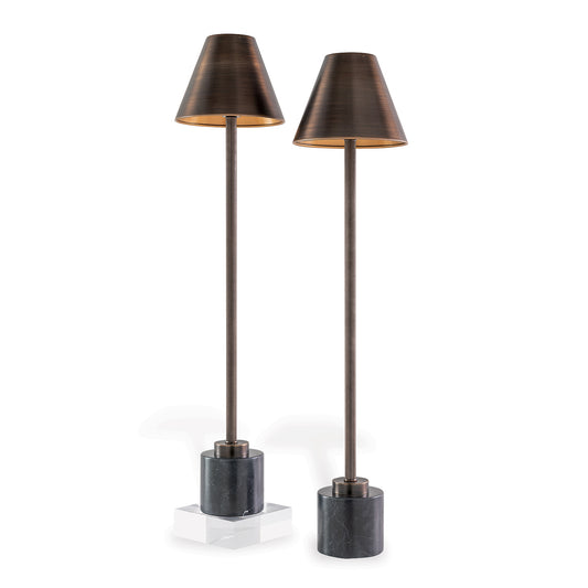 Parliament Bronze Buffet Lamp (set Of 2)