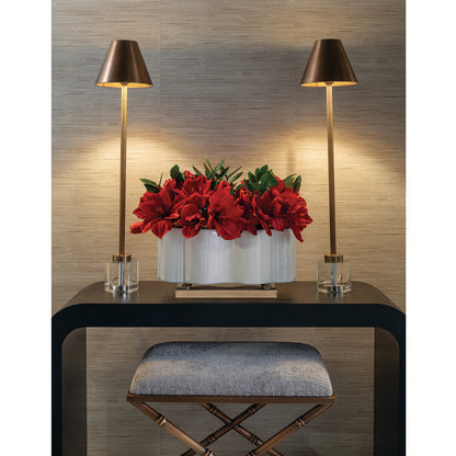 Parliament Crystal/brass Buffet Lamp (set/2)