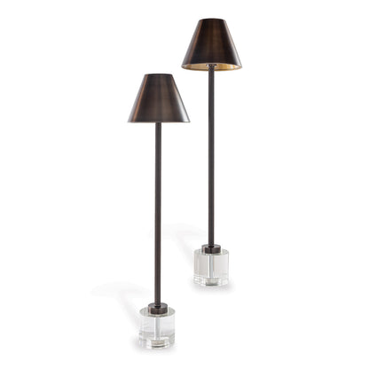 Parliament Crystal/bronze Buffet Lamp (set/2)