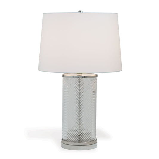 Westwood Clear/Nickel Lamp 28"H
