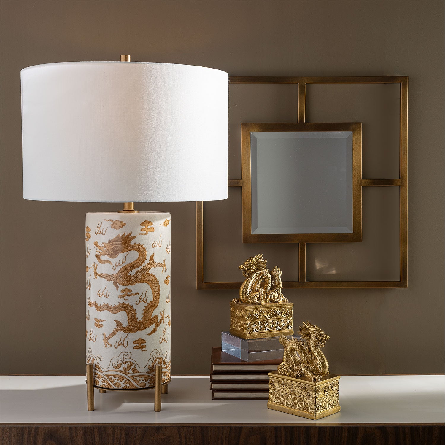 Imperial Dragon Brown Lamp – Port 68