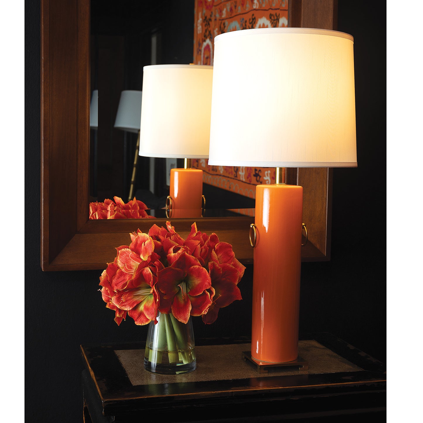 Beverly Orange Lamp