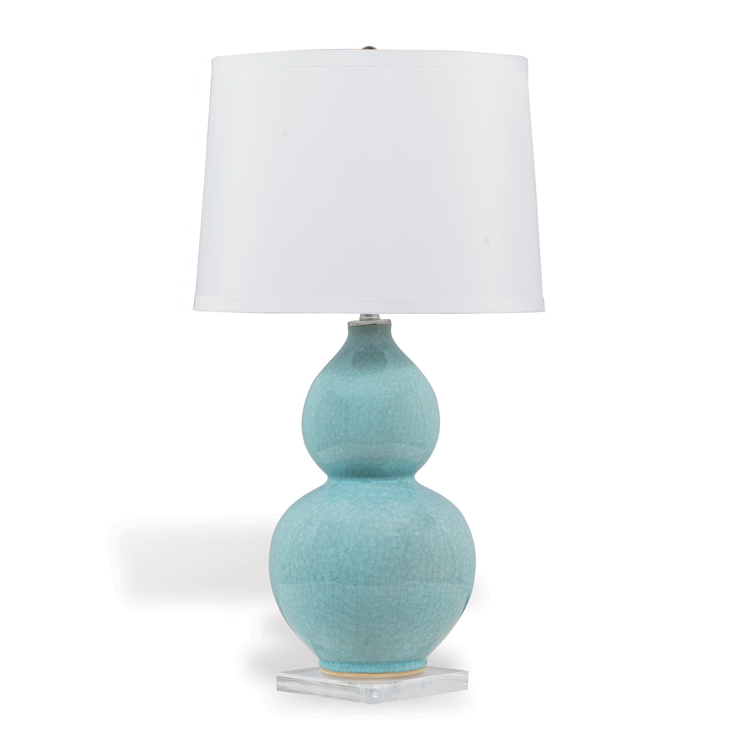 Pearl Blue Lamp 32"H