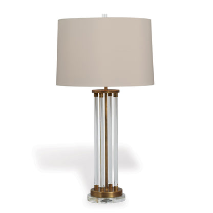 Moderne Brass Lamp 36"H