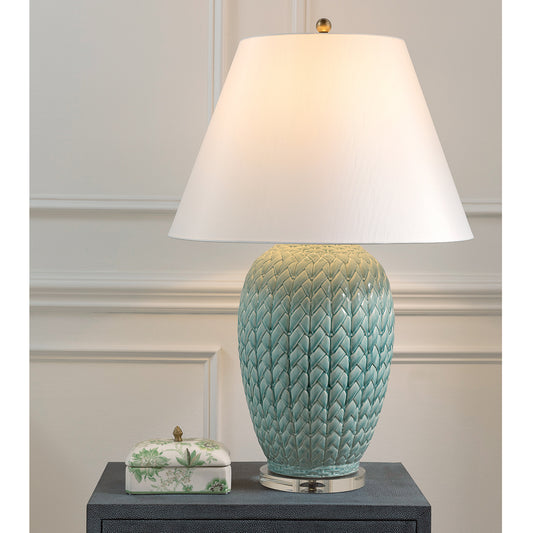 Naples Celadon Lamp