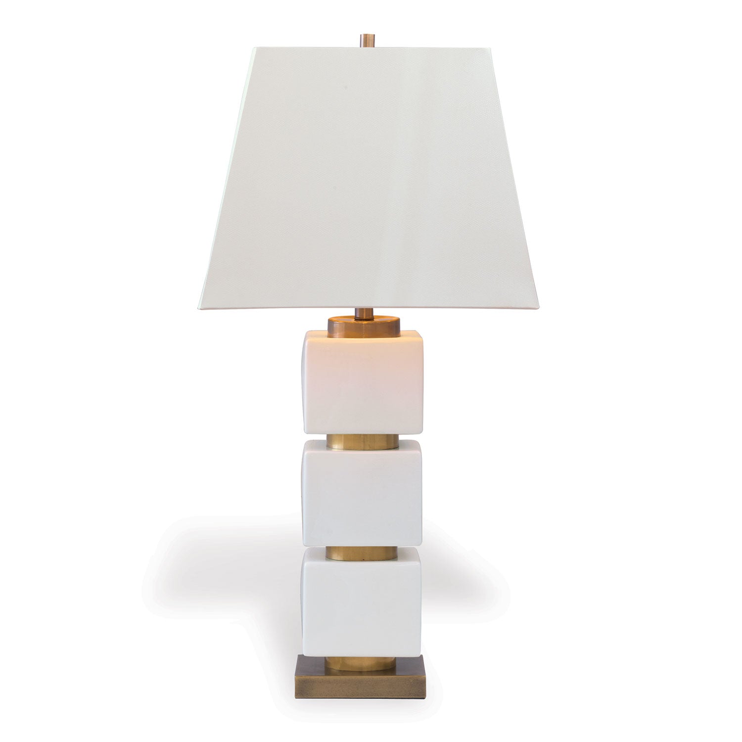 Manhattan Lamp / Ivory Lizard Shade