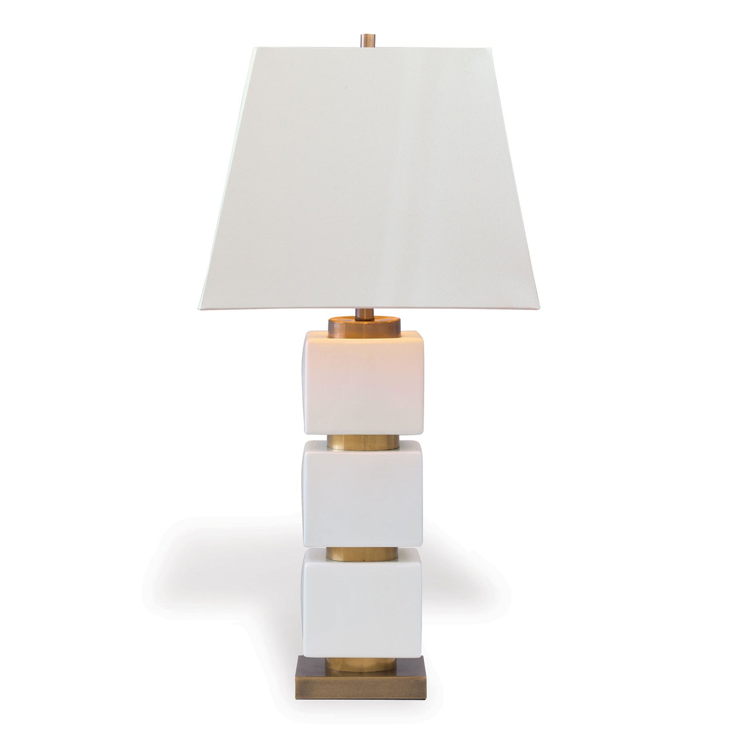 Manhattan Lamp / Ivory Lizard Shade
