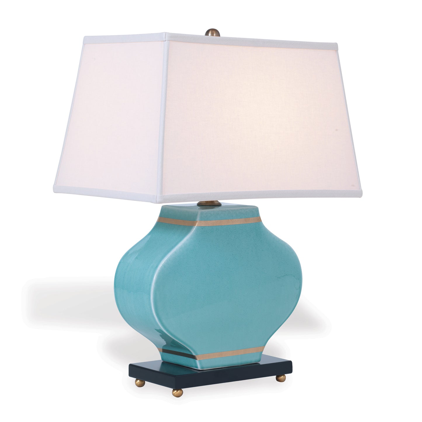 Carol Celadon Lamp 27"H