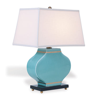 Carol Celadon Lamp 27"H