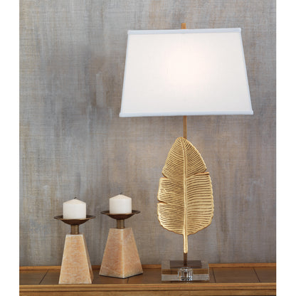 Biscayne Gold Lamp 32"H