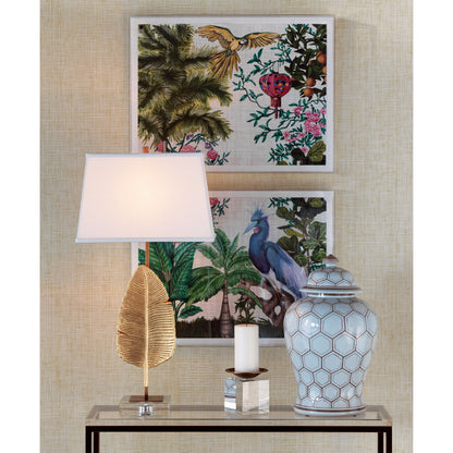 Biscayne Gold Lamp 32"H