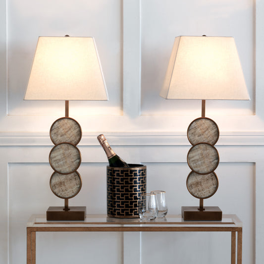 Titan Aged Brass Lamp