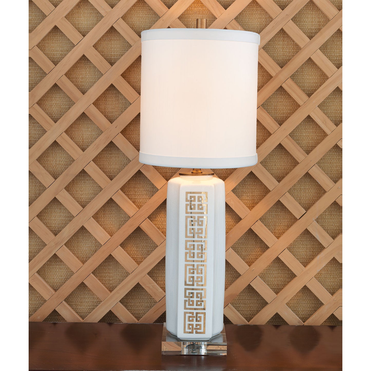 Palace Fret Lamp 26"H