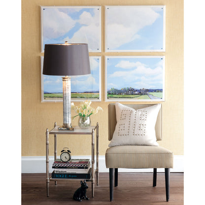 Lincoln Park Nickel Lamp