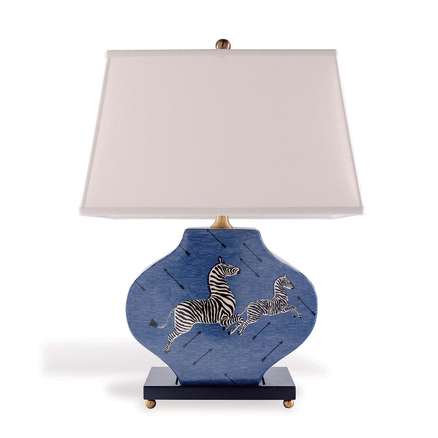 Zebra Blue Lamp