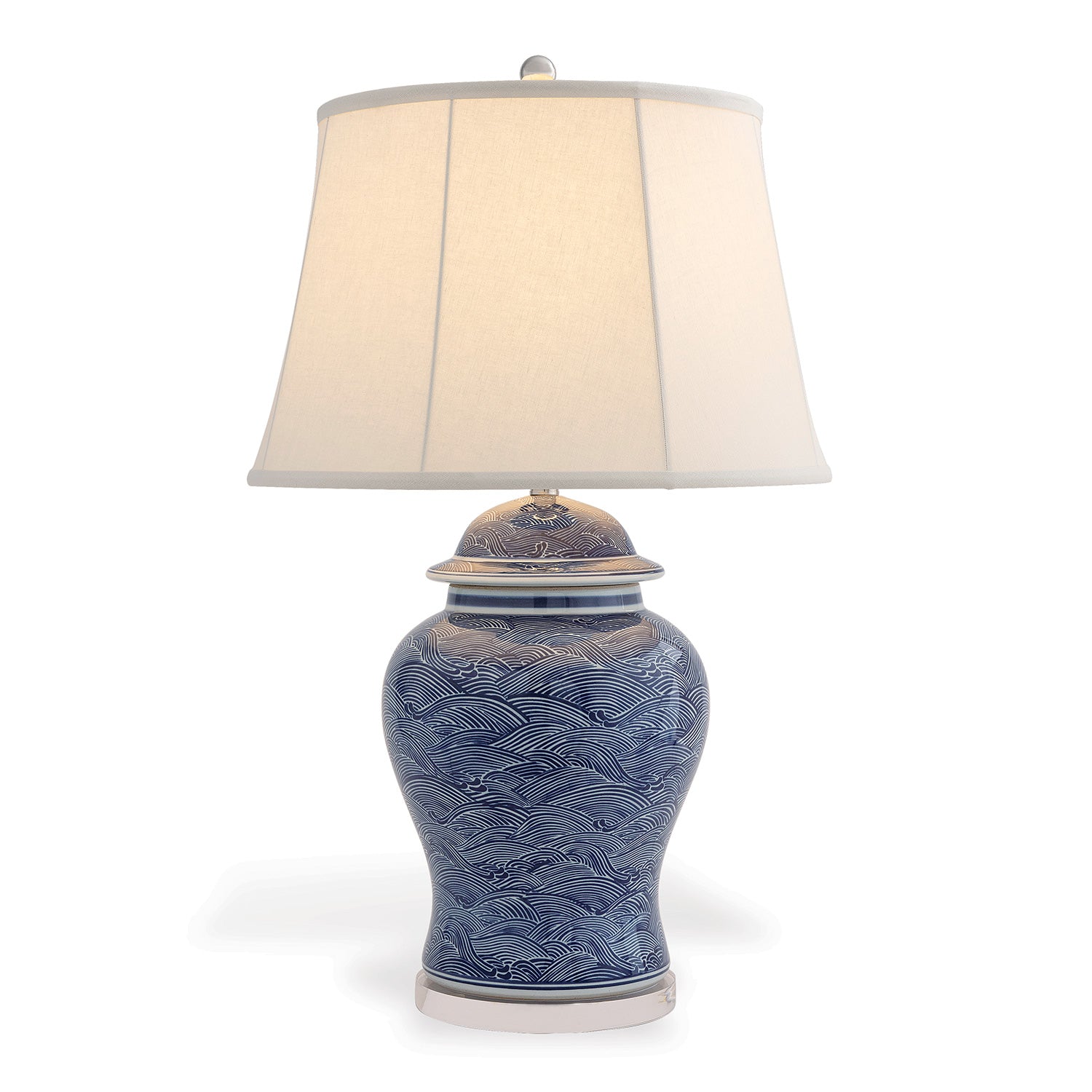 Aegean Blue Lamp 31"H