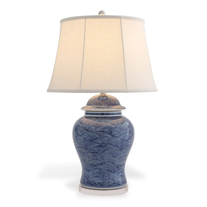 Aegean Blue Lamp 31"H