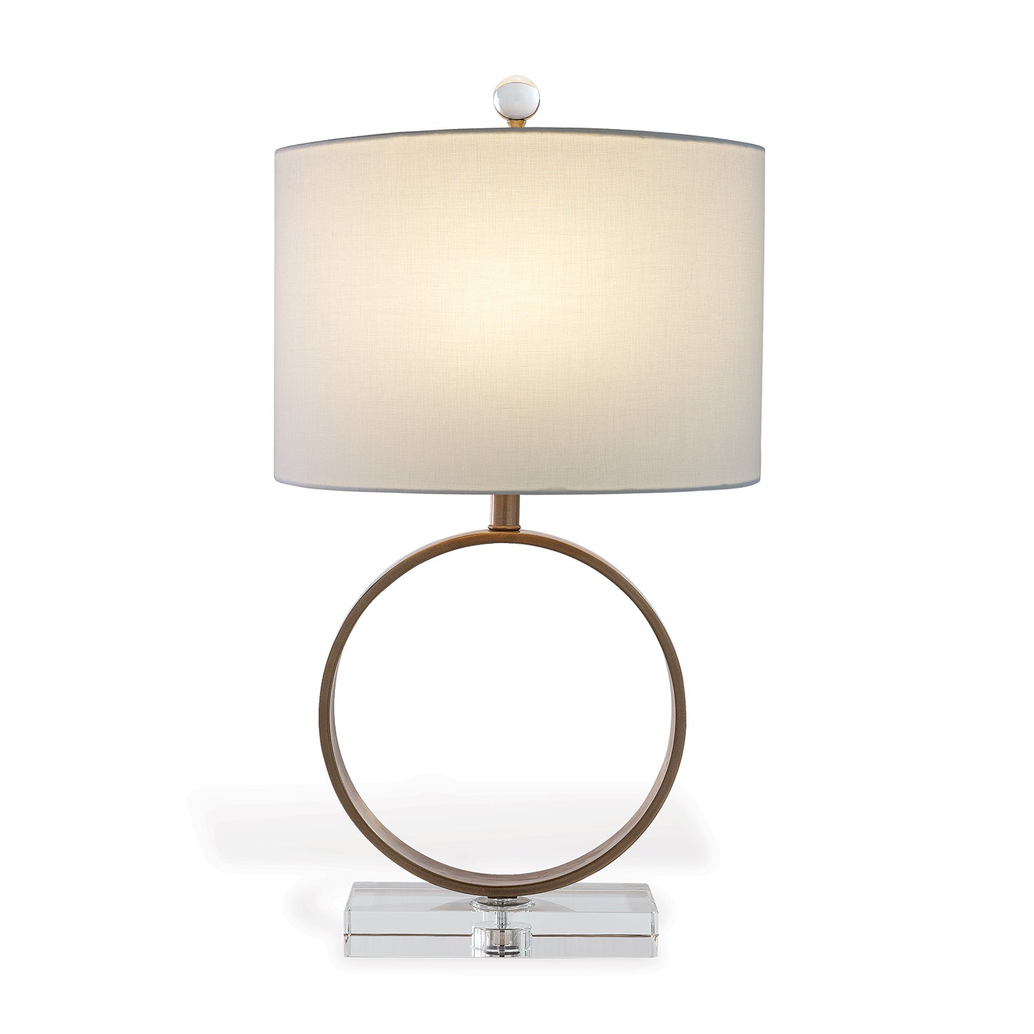 Megan Crystal / Brass Lamp