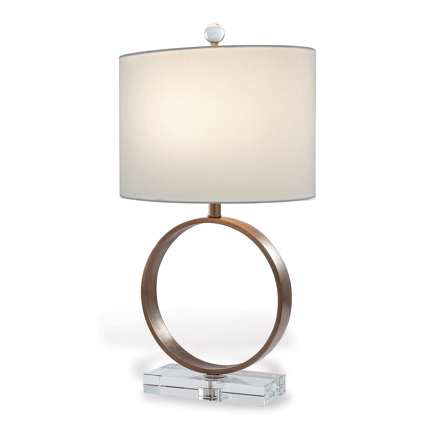Megan Crystal / Brass Lamp