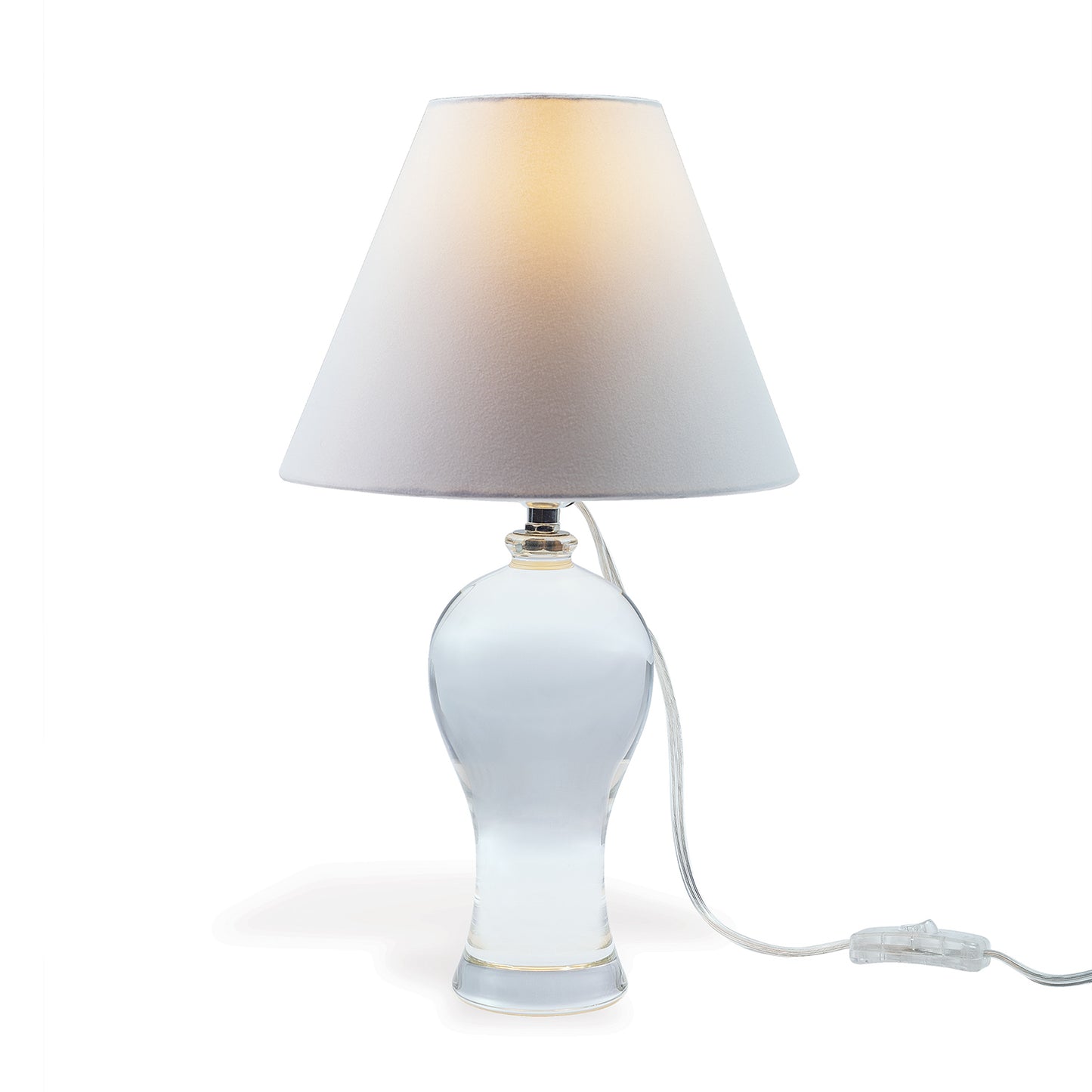 Bari Mini Plum Crystal Lamp