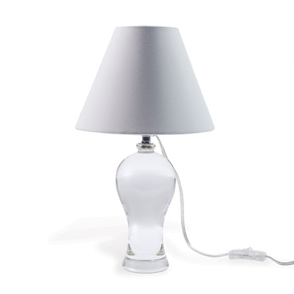 Bari Mini Plum Crystal Lamp
