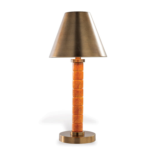 Jade Garden Amber Accent Lamp