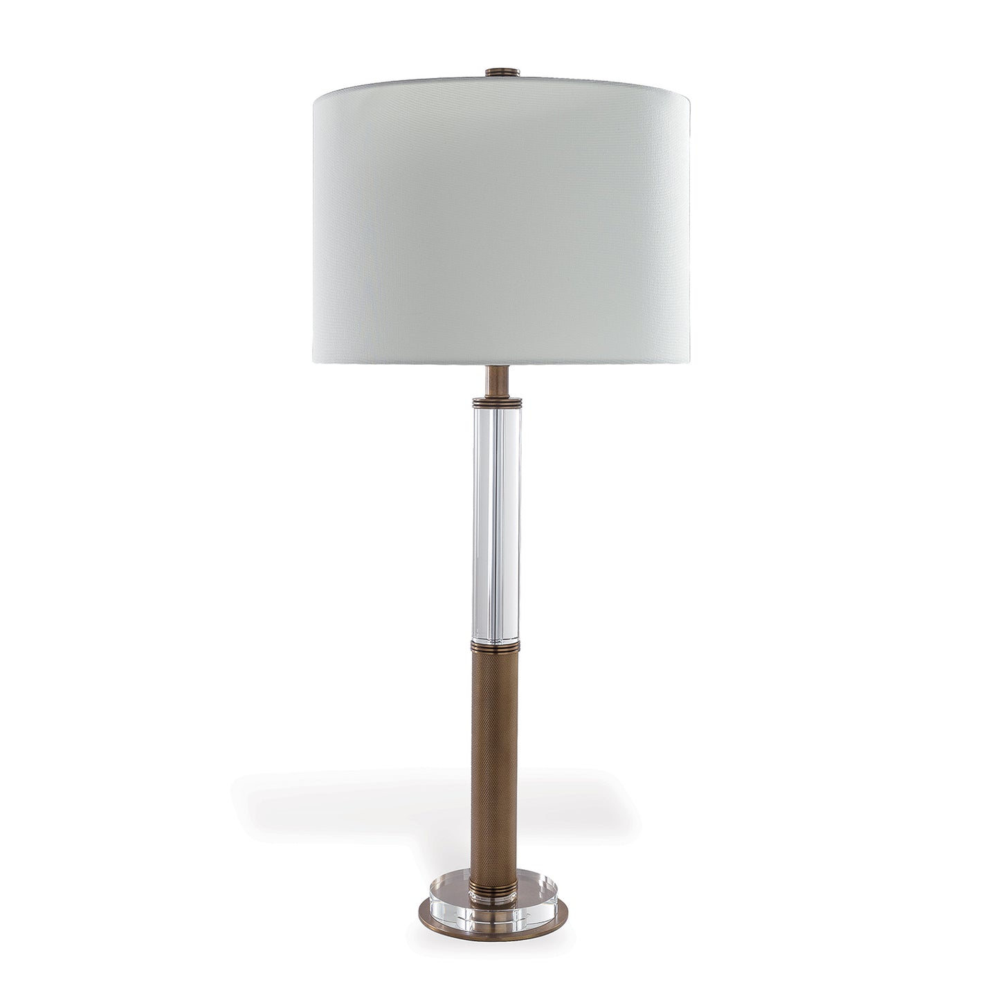 Reynolds Crystal / Brass Lamp