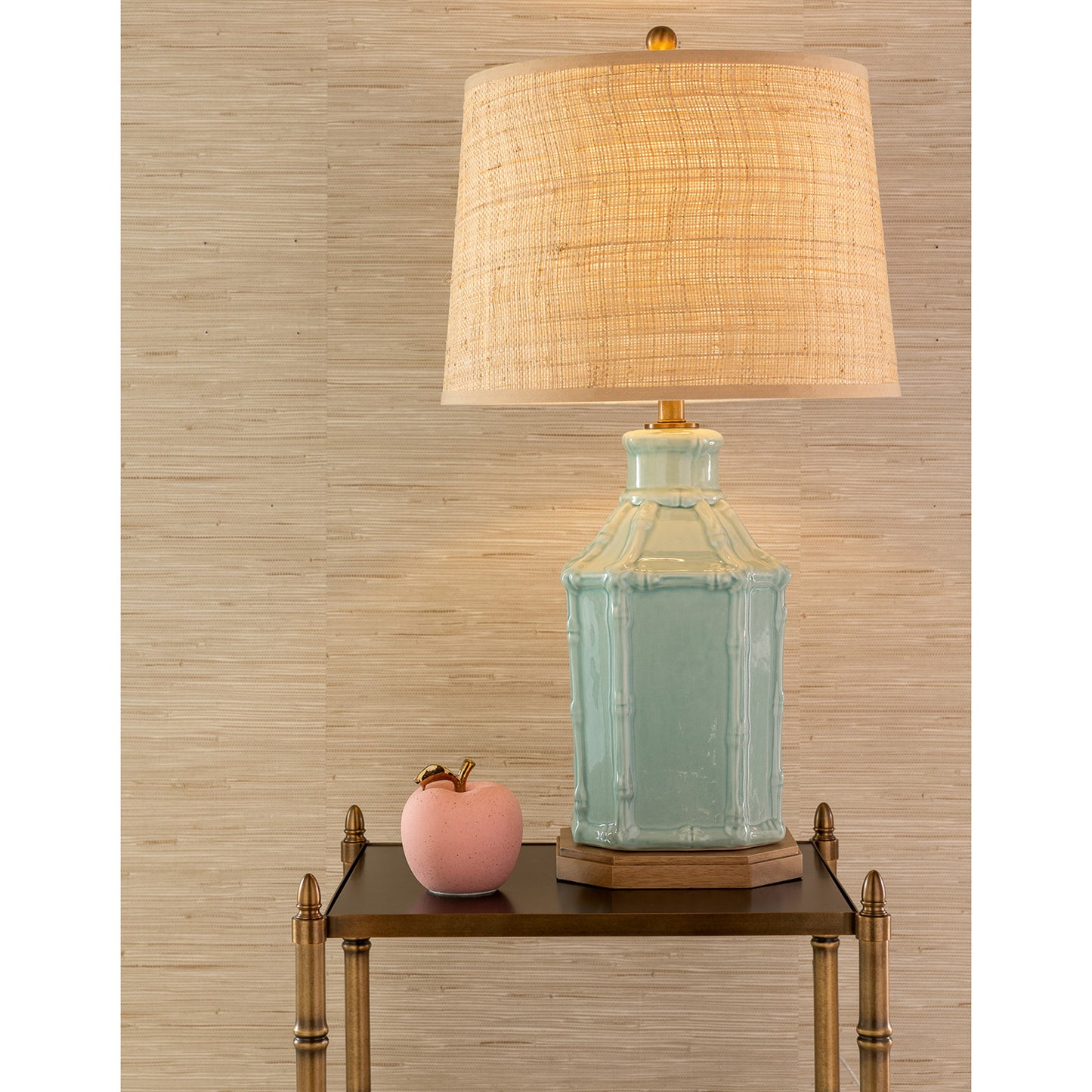 Reynolds Crystal / Brass Lamp