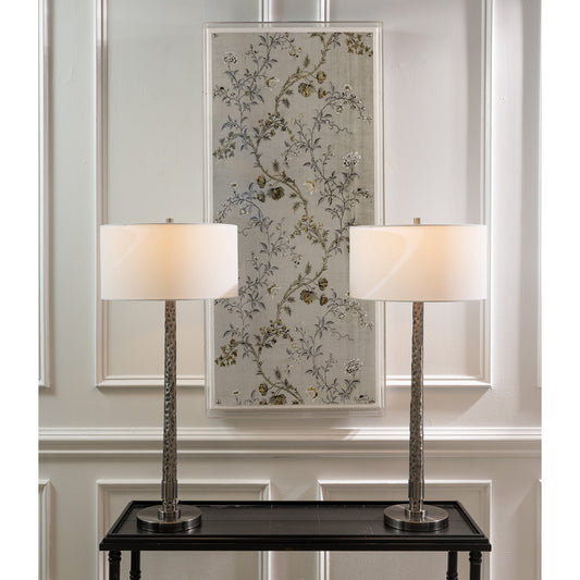 Florence Nickel Lamp