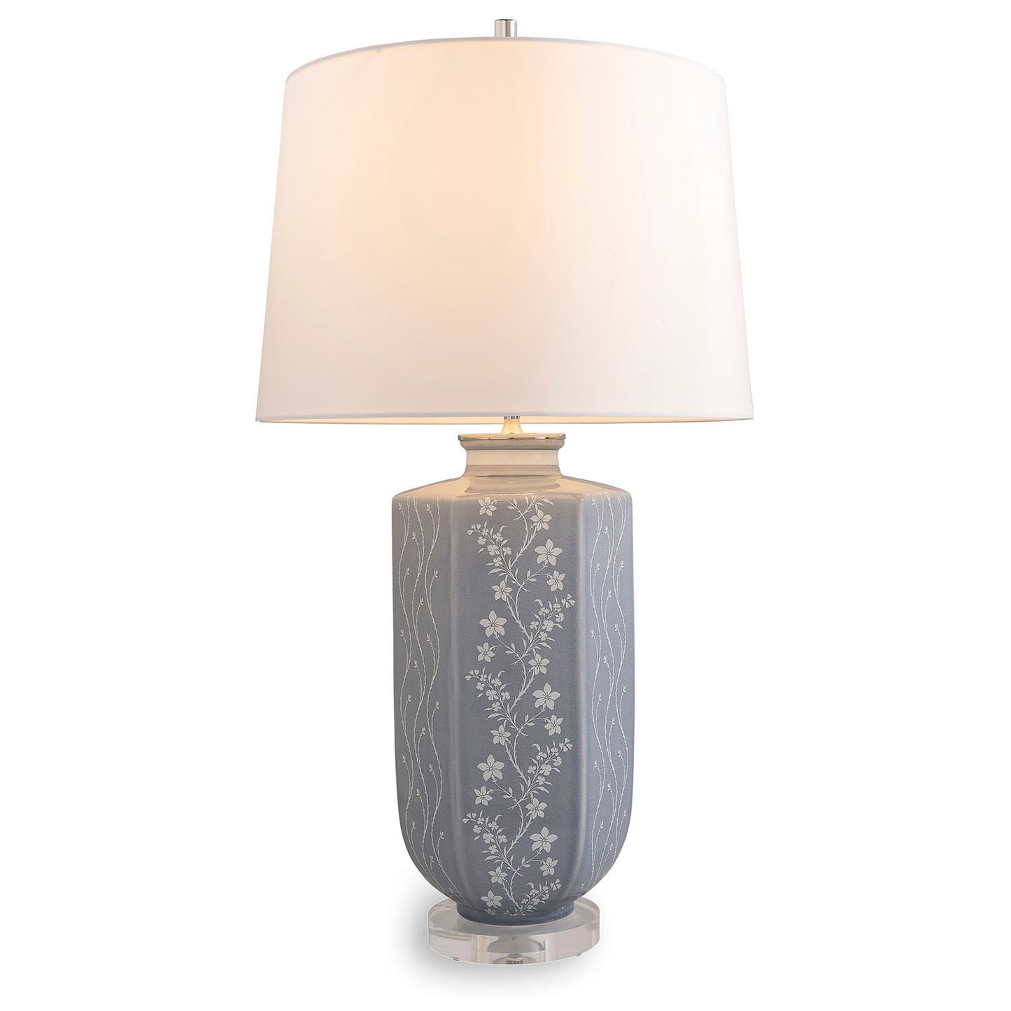 Floral Vine Stone Lamp