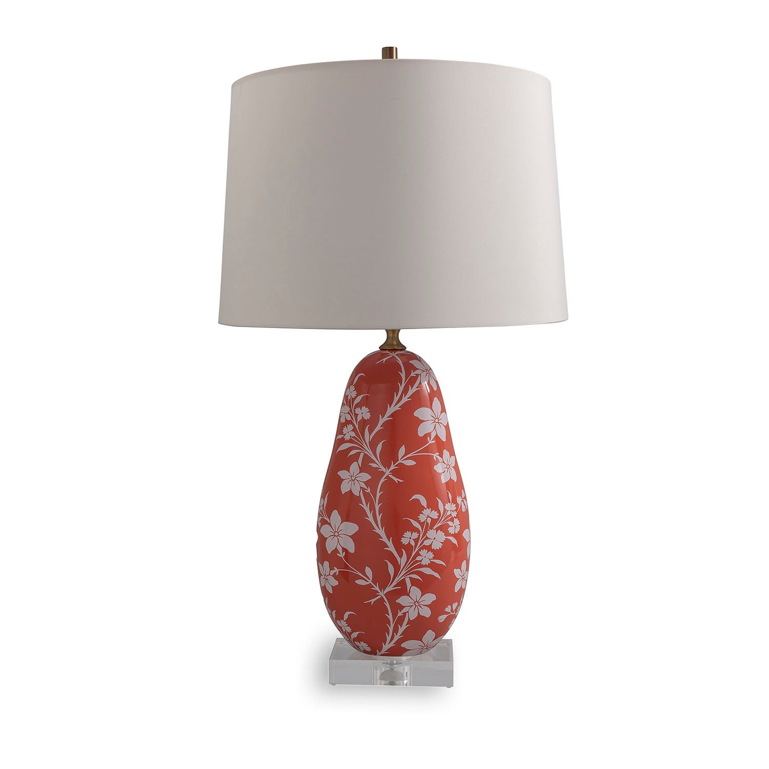 Floral Vine Coral Lamp