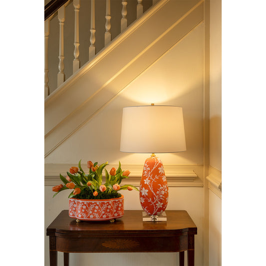 Floral Vine Coral Lamp