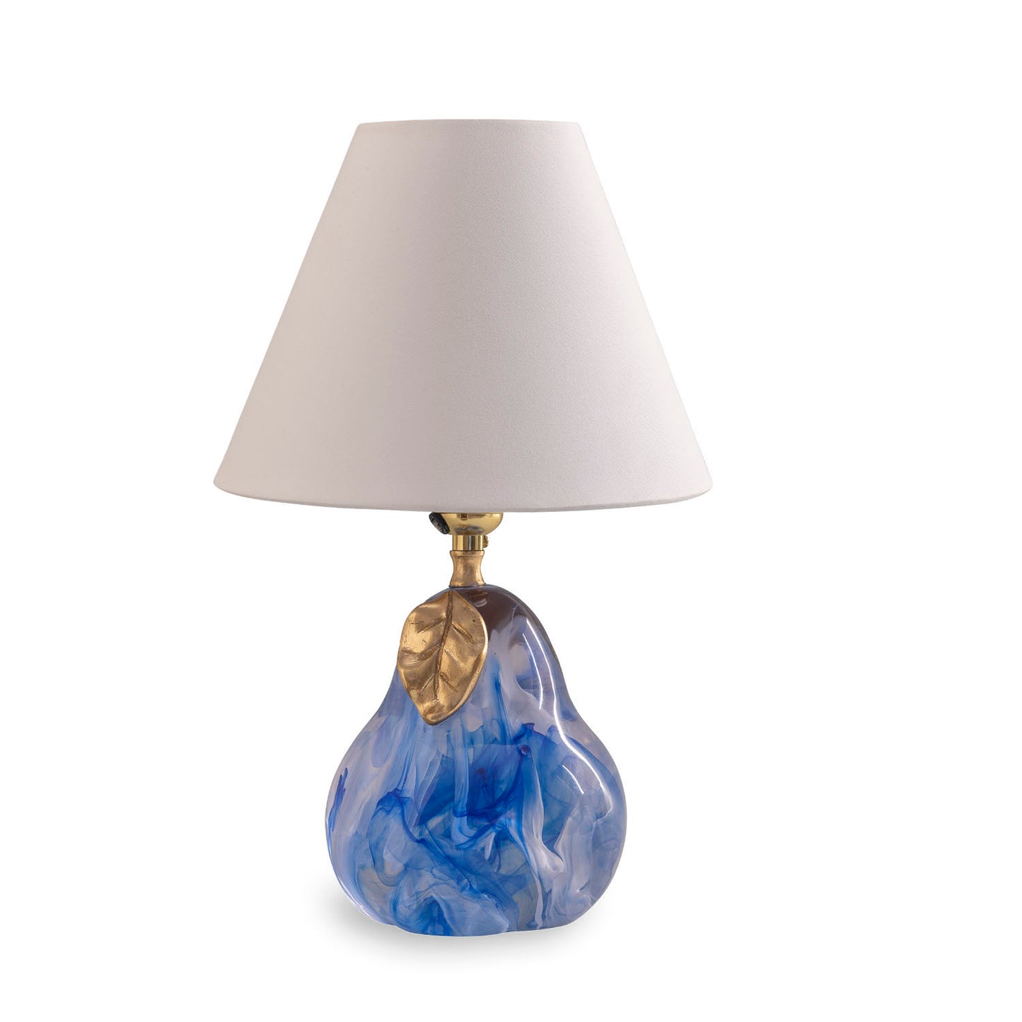 Oceanic Blue Pear Lamp