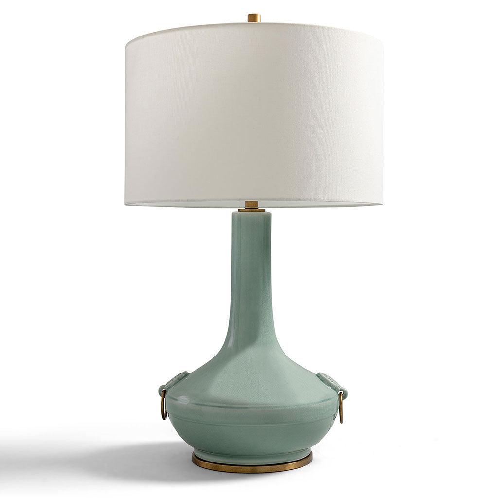 Lotus Celadon Lamp