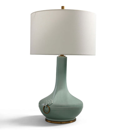 Lotus Celadon Lamp