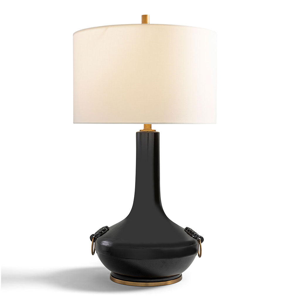 Lotus Black Lamp