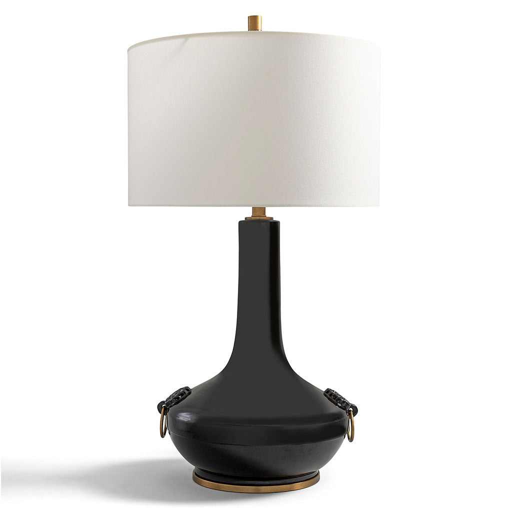 Lotus Black Lamp