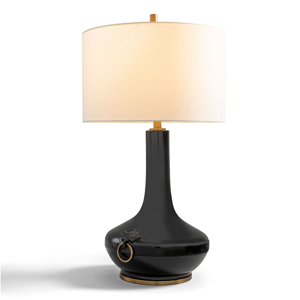 Lotus Black Lamp