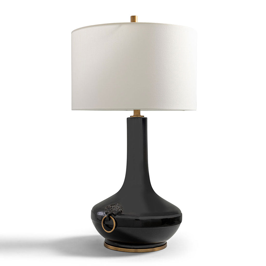 Lotus Black Lamp