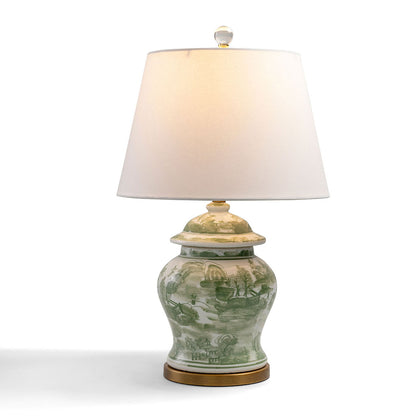 Green Willow Accent Lamp